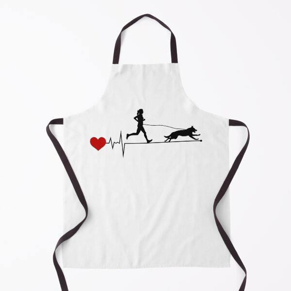 Item preview, Canicross Trail Running Dog Sport Heartbeat Pulse designed and sold by CuteDesigns1.