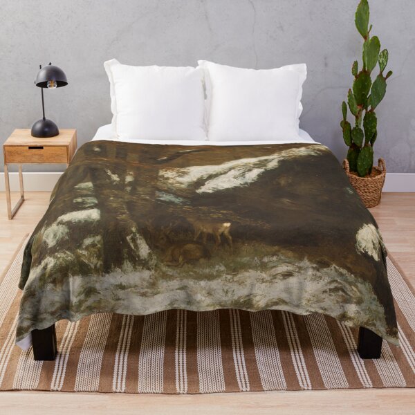 Item preview, Winter scenery - The Deer by Gustave Courbet designed and sold by AR-shop.