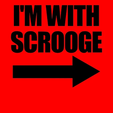 Imagen de la obra I'm With Scrooge Matching Christmas I'm With Scrooge Gear de DynamicDesign