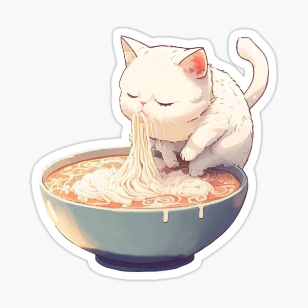 Item preview, Neko Ramen designed and sold by yamxam.