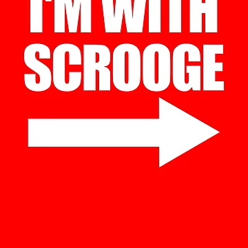 Imagen de la obra I'm With Scrooge Matching Christmas I'm With Scrooge Gear de DynamicDesign