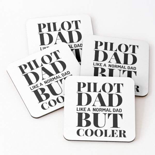 Item preview, Pilot Dad Like A Normal Dad But Cooler designed and sold by designerpriti.