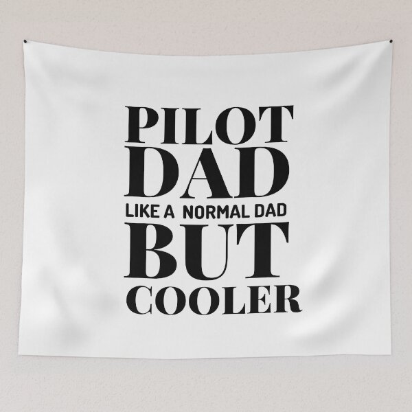 Item preview, Pilot Dad Like A Normal Dad But Cooler designed and sold by designerpriti.