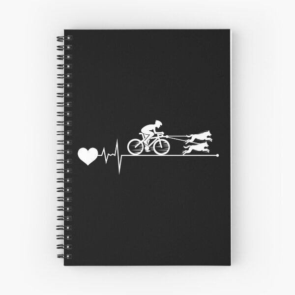 Item preview, Bikejoring DogScooting Dog Sport Bike Bicycle heartbeat Pulse designed and sold by CuteDesigns1.