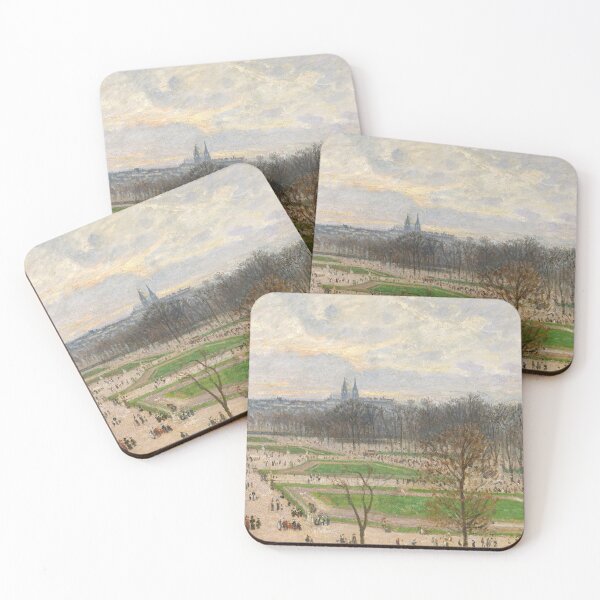 Item preview, Winter scenery - The Garden of the Tuileries on a Winter Afternoon by Camille Pissarro designed and sold by AR-shop.