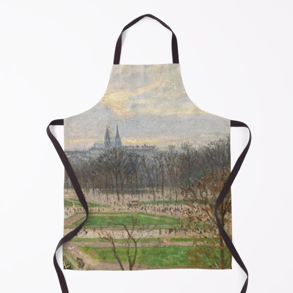 Aperçu de l'œuvre Paysage d'hiver - Le jardin des Tuileries un après-midi d'hiver de Camille Pissarro créée et vendue par AR-shop.