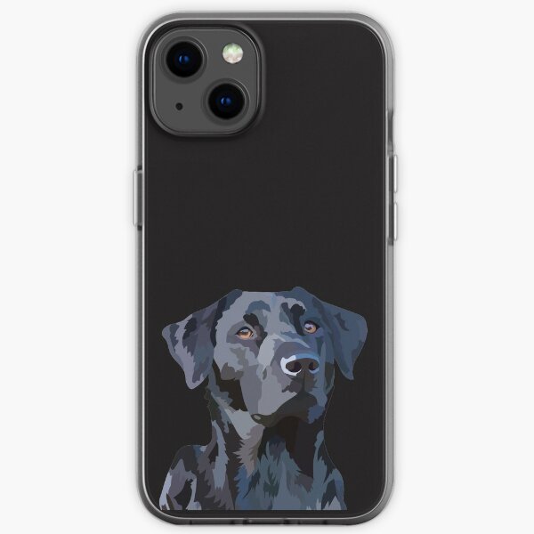 Black Labrador 2 iPhone Soft Case