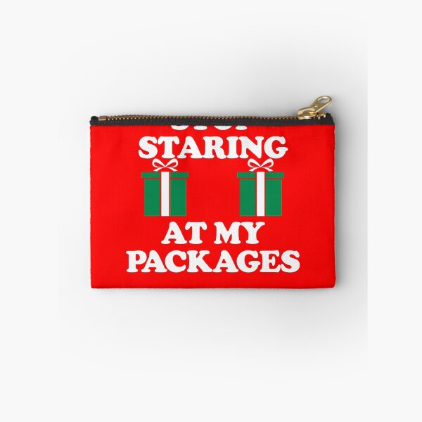 Item preview, Stop Staring At My Packages Funny Women's Christmas Gear designed and sold by DynamicDesign.