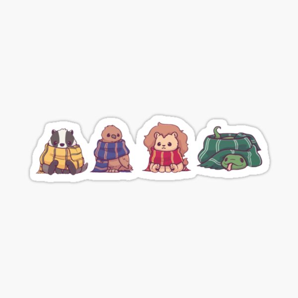 Cartoon Harry Potter Stickers Set