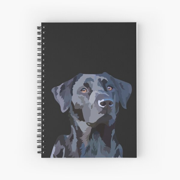 Black Labrador 2 Spiral Notebook