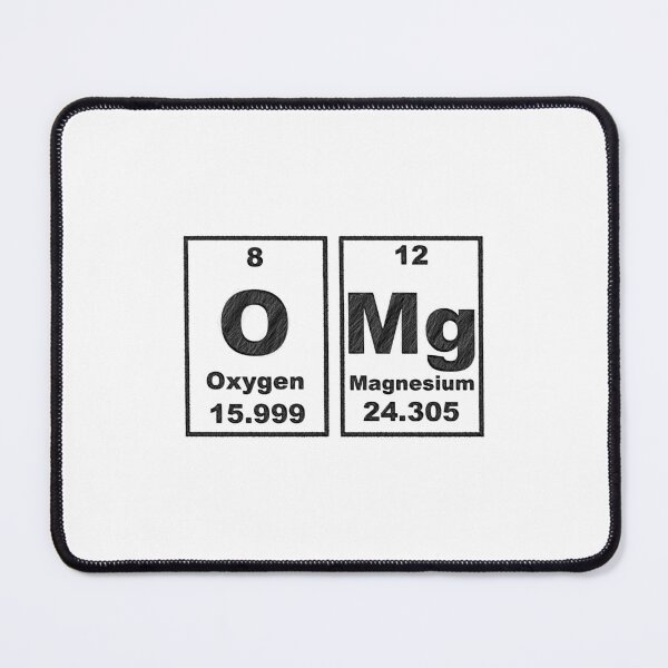 Item preview, Chemistry Joke - OMG - Oxygen Magnesium, OMG the Element of Amazement, Science Humor, flag,omg,amazement designed and sold by RedArtsDesign.
