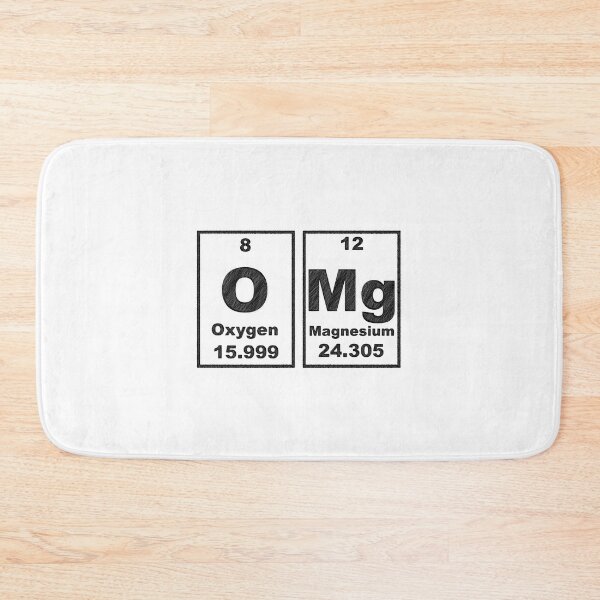 Item preview, Chemistry Joke - OMG - Oxygen Magnesium, OMG the Element of Amazement, Science Humor, flag,omg,amazement designed and sold by RedArtsDesign.