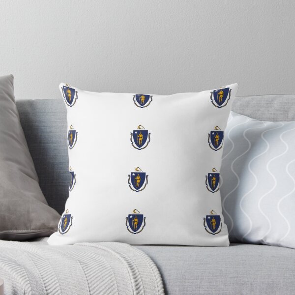 Item preview, MASSACHUSETTS Flag designed and sold by dewi5.