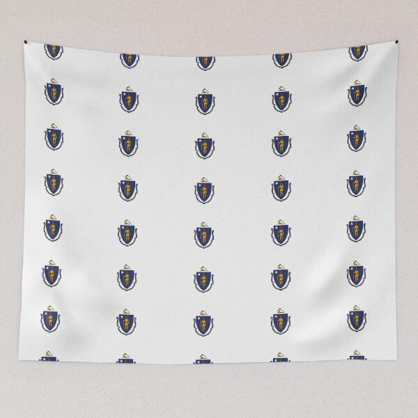 Item preview, MASSACHUSETTS Flag designed and sold by dewi5.