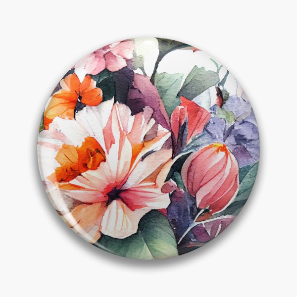 Item preview, Beautiful Bouquet of Meadow Flowers Watercolor Art designed and sold by KOTOdesign.