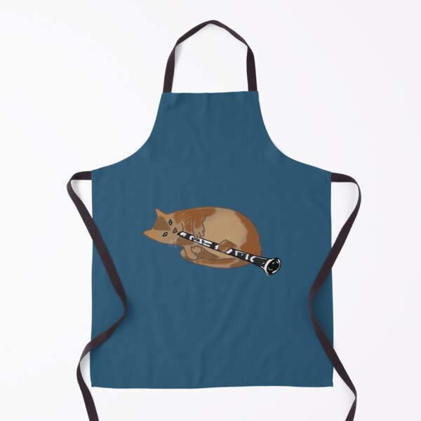 Item preview, Cat playing clarinet designed and sold by GrangehillCrea.