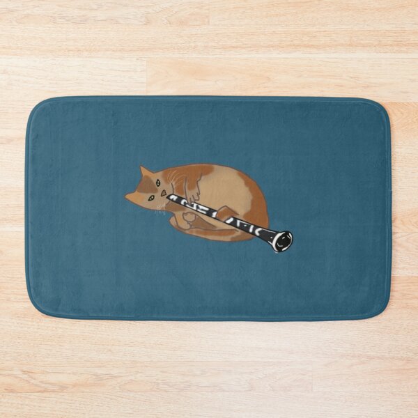 Item preview, Cat playing clarinet   designed and sold by GrangehillCrea.