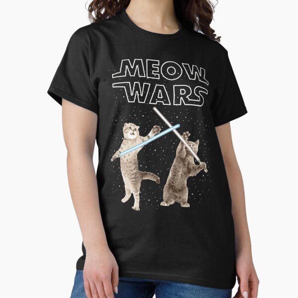 Item preview, Cat Shirt Meow Wars Funny Gift For Cats Lovers Cute Cat Dad   designed and sold by GrangehillCrea.