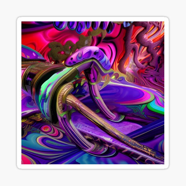 Psychedelic Picture #30 - Part of Our Psychedelic Picture Collection Sticker