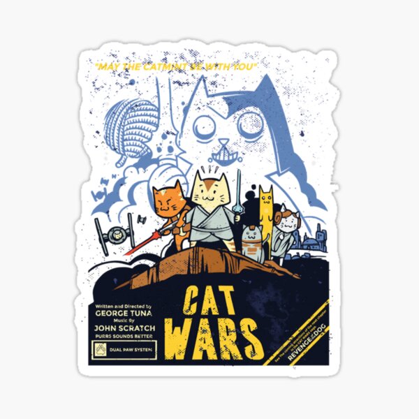 Cat Wars   Sticker