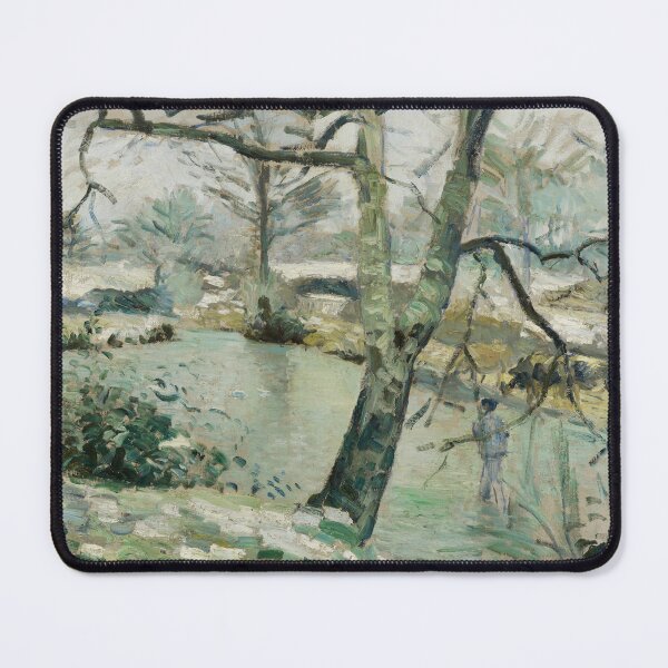 Item preview, Winter scenery - The Montfoucault Pond, winter effect by Camille Pissarro designed and sold by AR-shop.