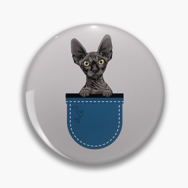 Item preview, Pocket Sphynx Cat  designed and sold by Smile Shop ⭐⭐⭐⭐⭐.