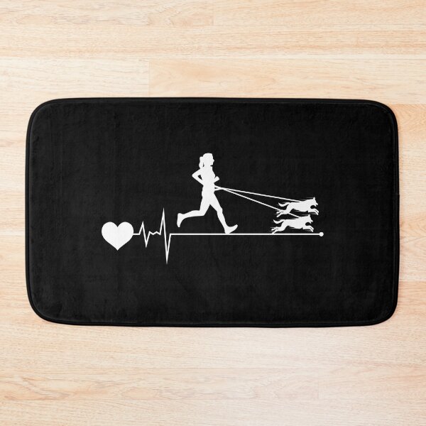 Item preview, Canicross Trail Running Dog Sport Heartbeat Pulse designed and sold by CuteDesigns1.