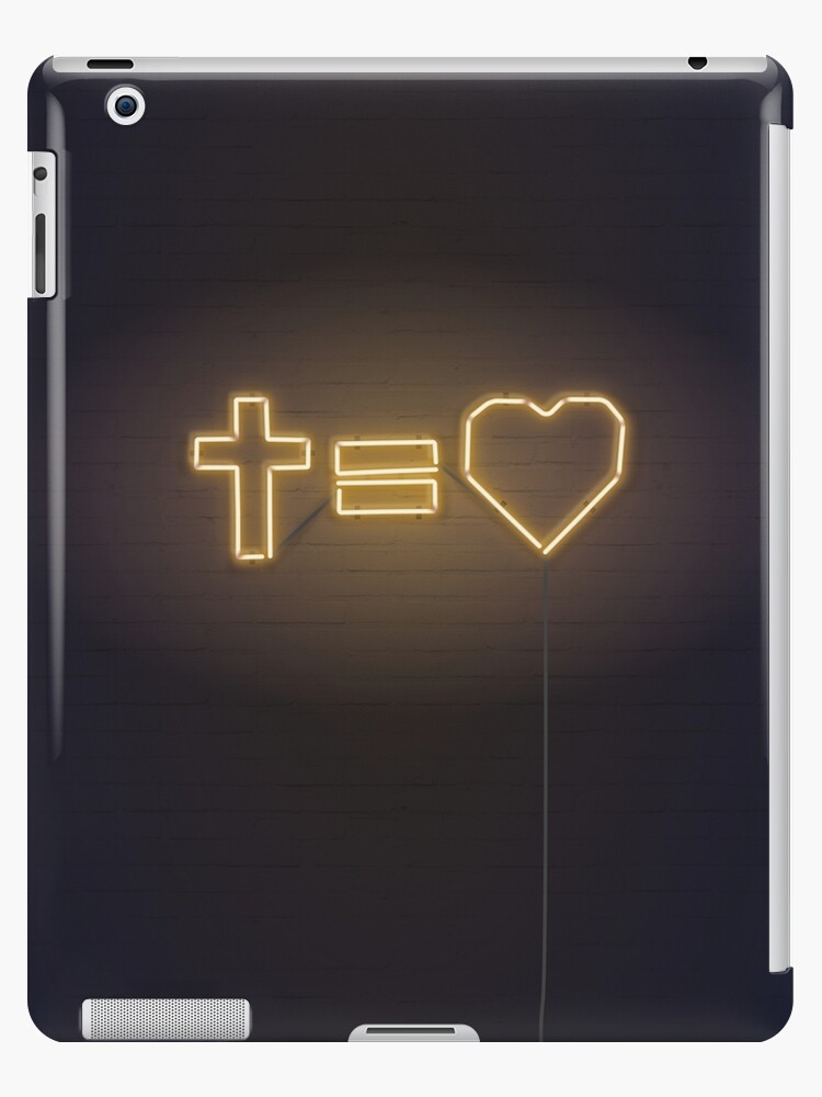 Cross Equals Love Ipad Case Skin By Filippach Redbubble