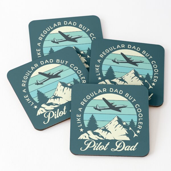 Item preview, Pilot Dad Like A Normal Dad But Cooler designed and sold by designerpriti.