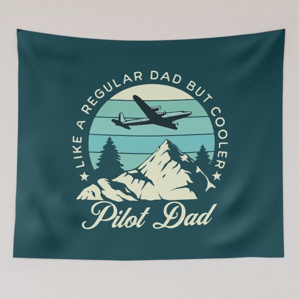 Item preview, Pilot Dad Like A Normal Dad But Cooler designed and sold by designerpriti.