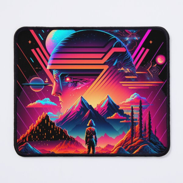 Item preview, Brave synthwave explorer designed and sold by SJG-digital.