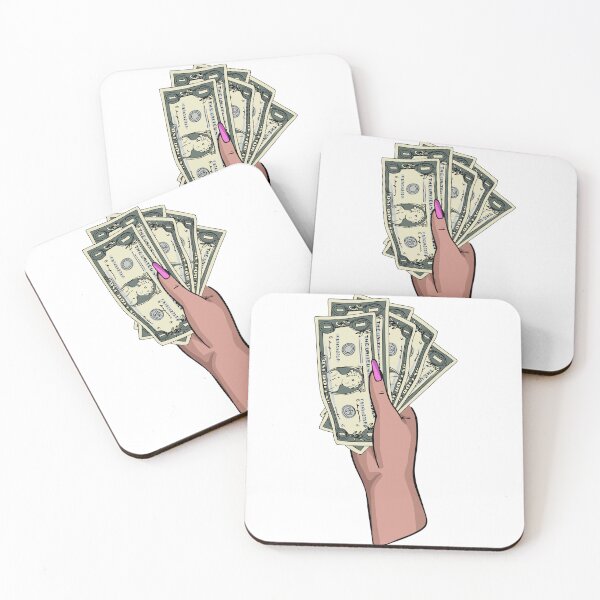 Item preview, Cash money women hand holding dollar designed and sold by Milatoo.