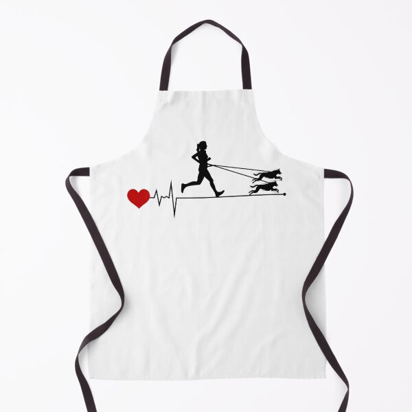 Item preview, Canicross Trail Running Dog Sport Heartbeat Pulse designed and sold by CuteDesigns1.