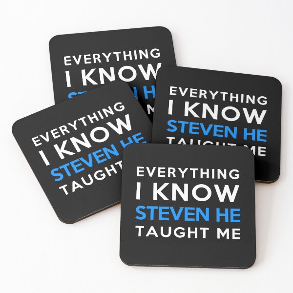 Item preview, Steven He - Everything i know designed and sold by 2Girls1Shirt.