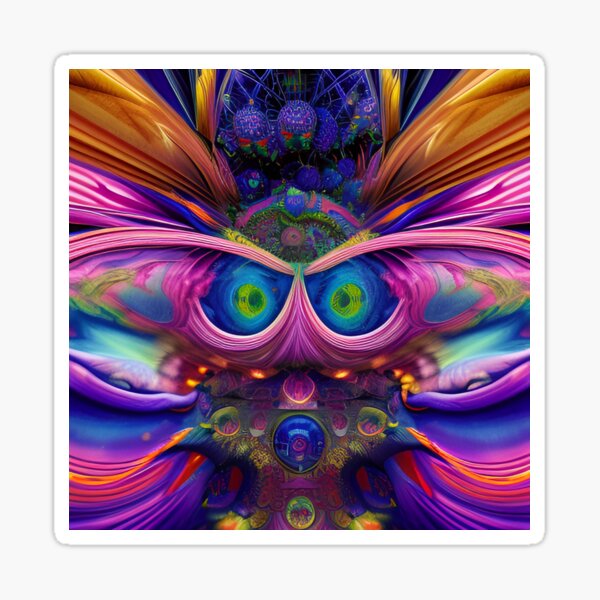 Psychedelic Picture #33 - Part of Our Psychedelic Picture Collection Sticker
