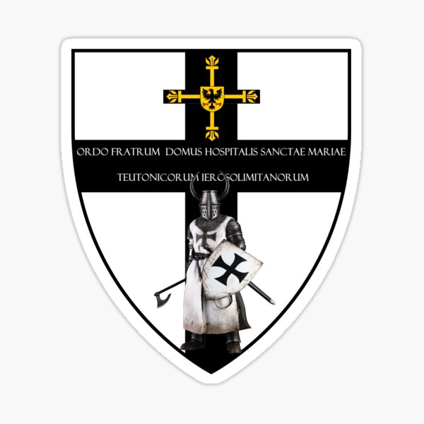 Item preview, German Order lat. name with medal and knight 01 designed and sold by MDMDO.