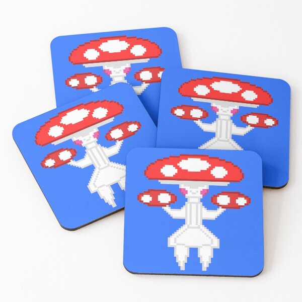 Item preview, cute mushroom monster pixel art designed and sold by Mirumix9.