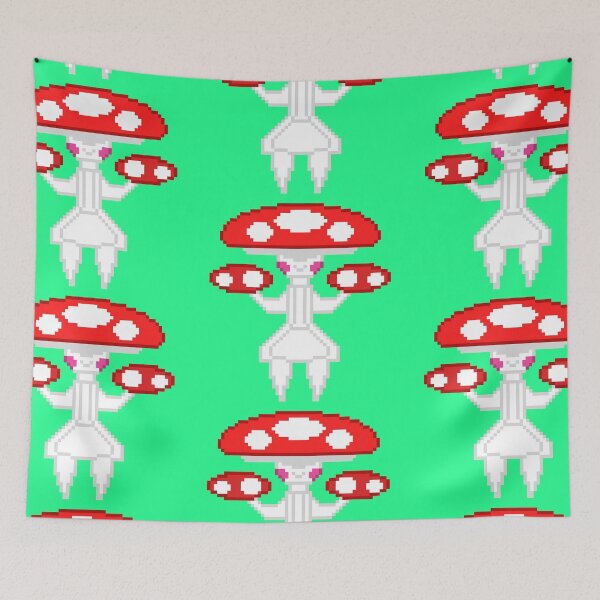 Item preview, cute mushroom monster pixel art designed and sold by Mirumix9.