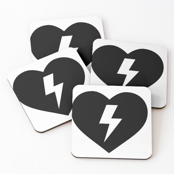 Item preview, Black Heart Flash designed and sold by Minhal's Artful  Impressions.