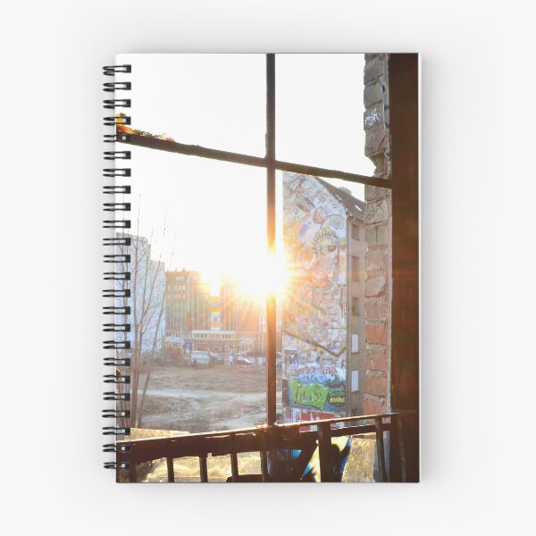 Item preview, Berlin Abandoned Building Window with Sun designed and sold by IMVartwork.