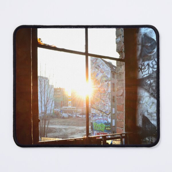 Item preview, Berlin Abandoned Building Window with Sun designed and sold by IMVartwork.