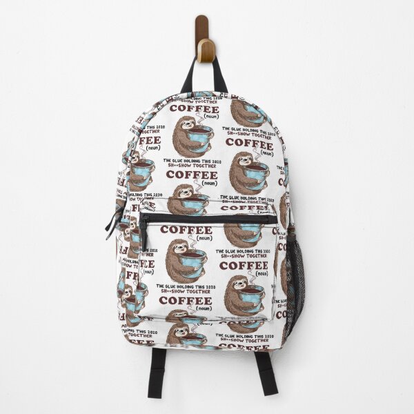Item preview, Sloth holding a cup of coffee designed and sold by SawhorseND.