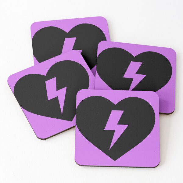 Item preview, Black Heart Flash designed and sold by Minhal's Artful  Impressions.