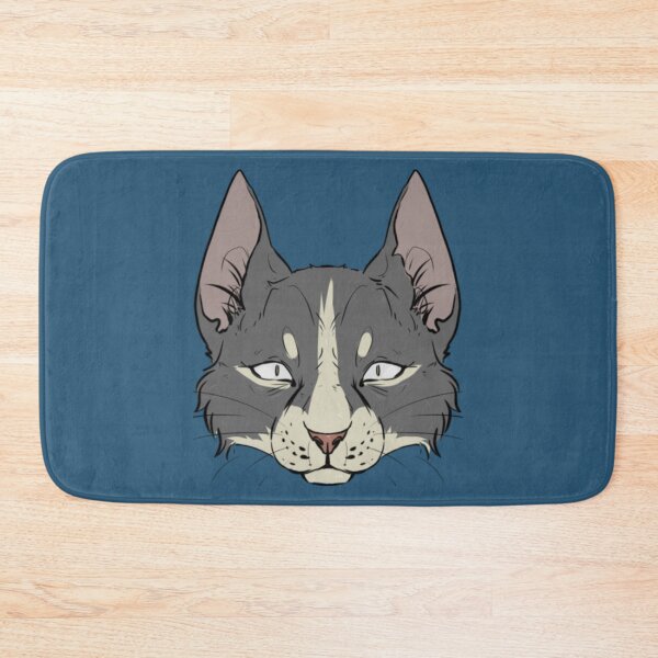 Item preview, gray cat...purr purr purr...   designed and sold by DayDreamAppe.