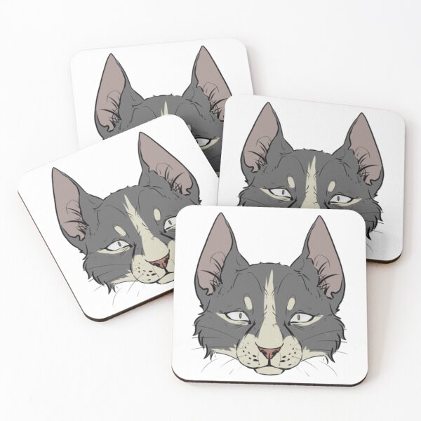 Item preview, gray cat...purr purr purr...   designed and sold by DayDreamAppe.