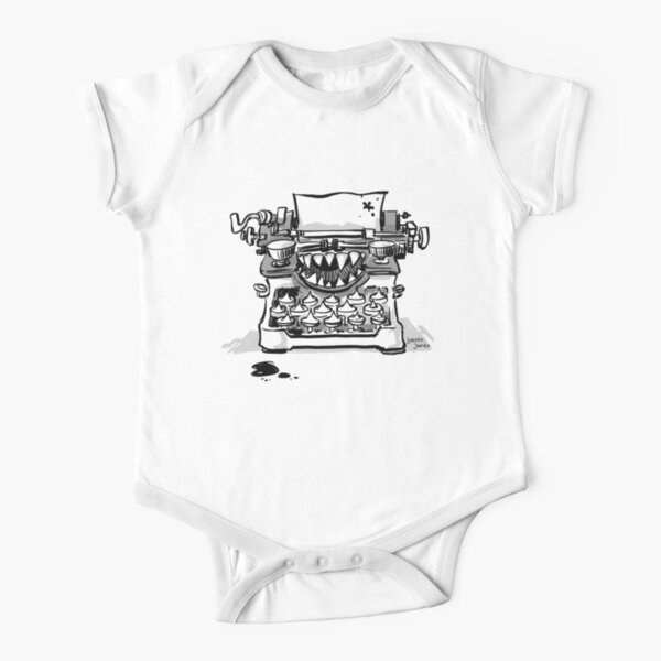 SCHREIBMASCHINE FROM HELL Baby Body Kurzarm