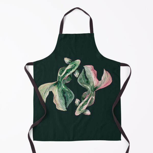 Item preview, Green Betta Fish Watercolor and Ink designed and sold by VittaArtDream.