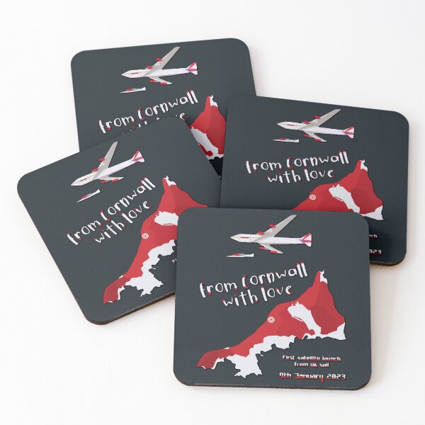 Item preview, From Cornwall with love (first satellite launch from UK) designed and sold by SolidEarthArt.