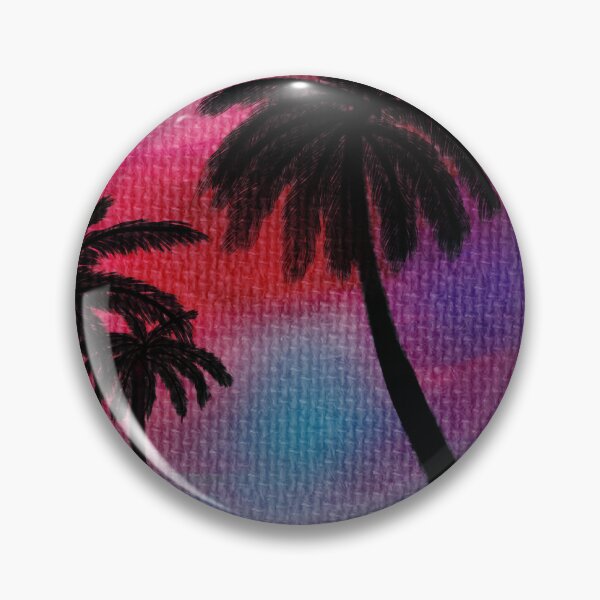 Item preview, Palm trees in aesthetic evening light designed and sold by Culturalnoob.