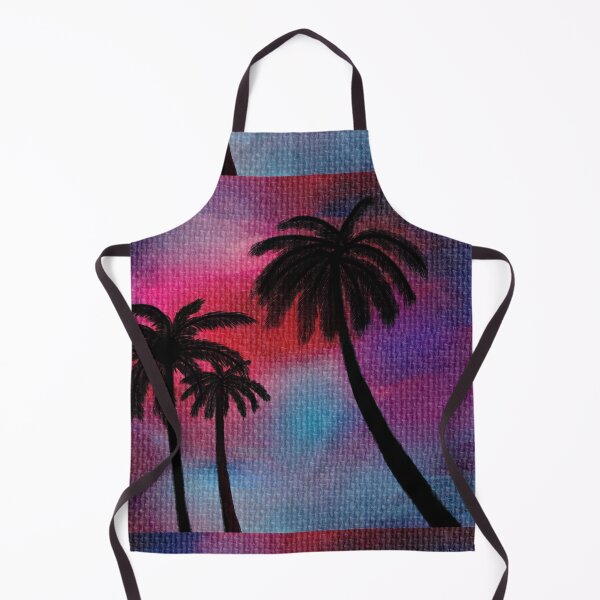 Item preview, Palm trees in aesthetic evening light designed and sold by Culturalnoob.